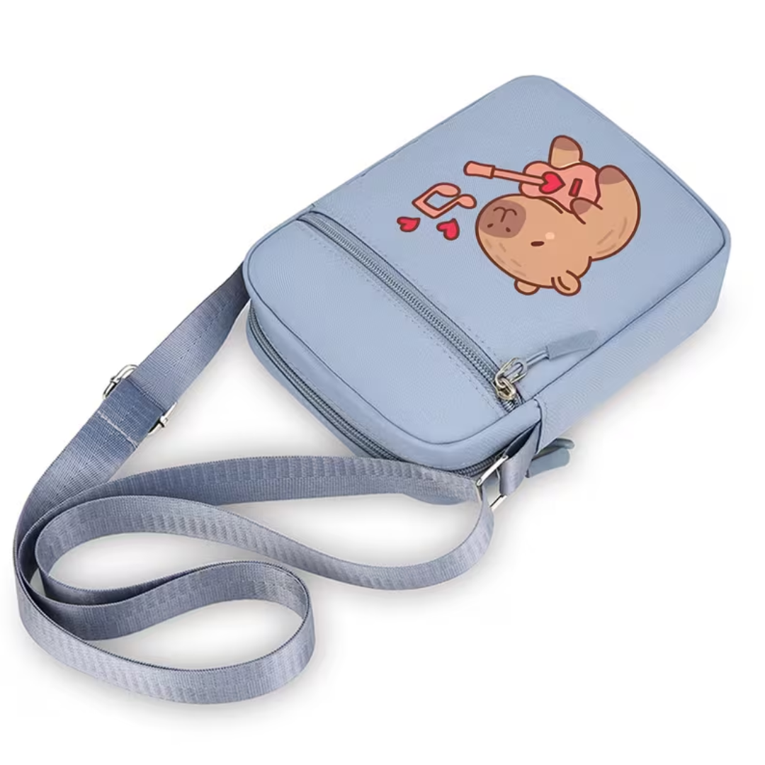 Bolso Cruzado Diseño Tierno Capibara