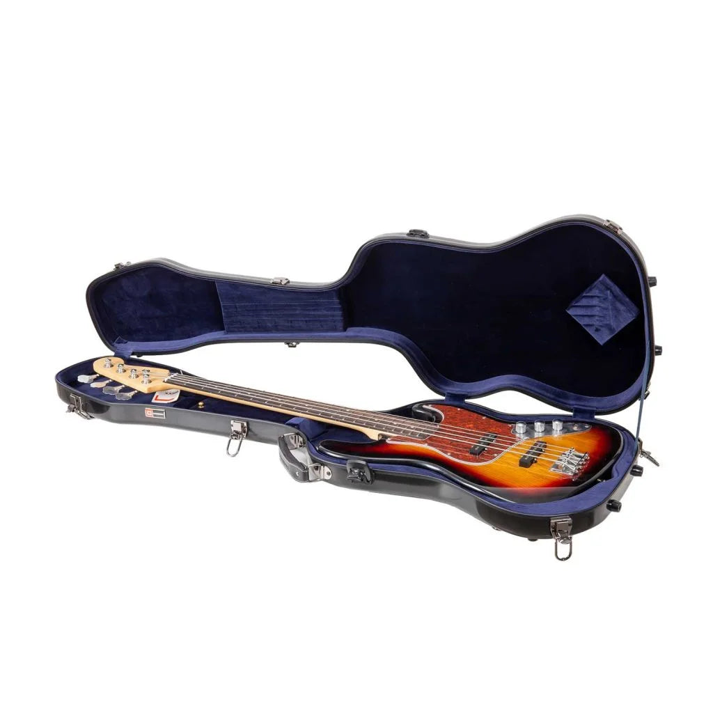 Crossrock Estuche Para Bajo Eléctrico Fender Jazz Bass de Fibra de Vidrio