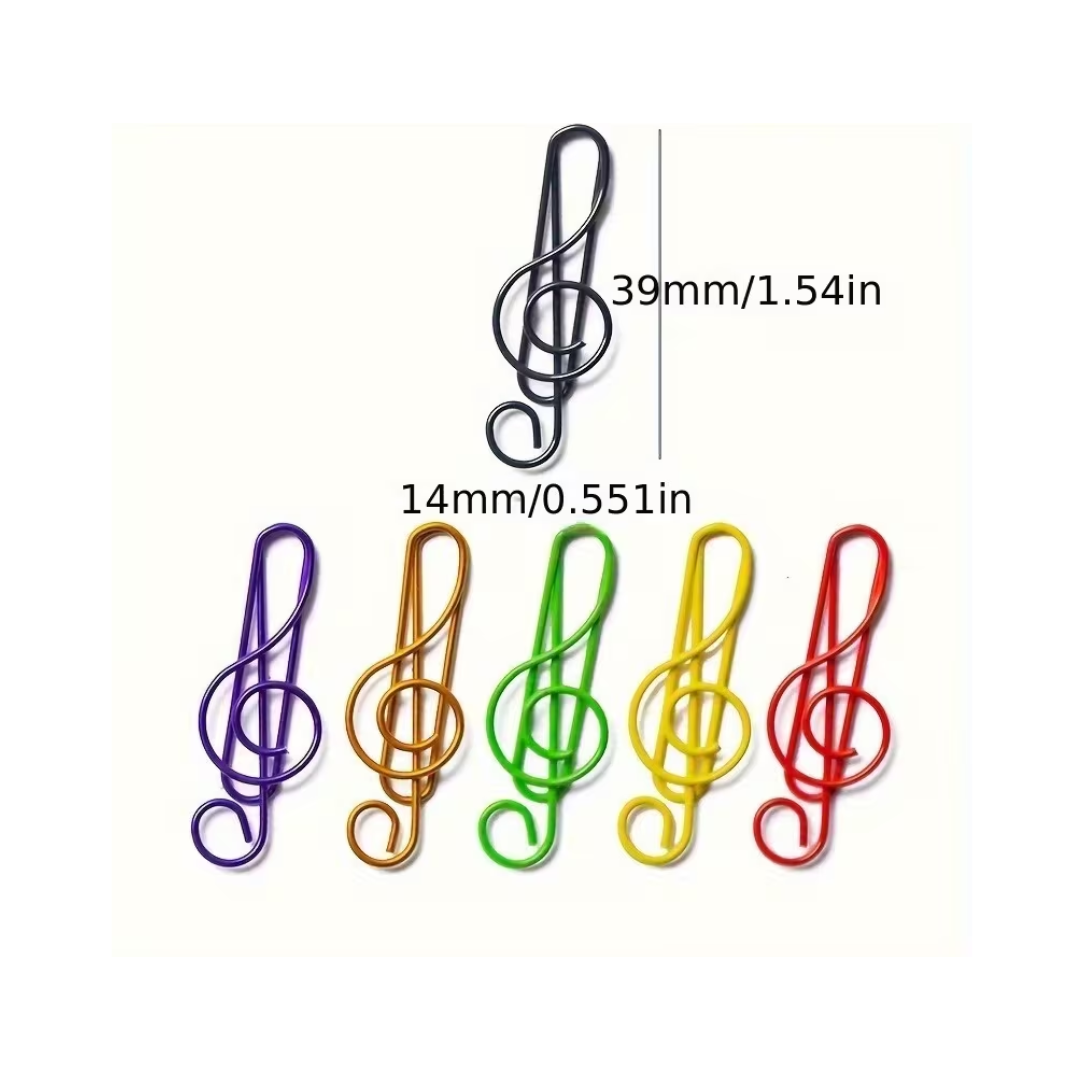 Clip Clave de Sol Varios Colores