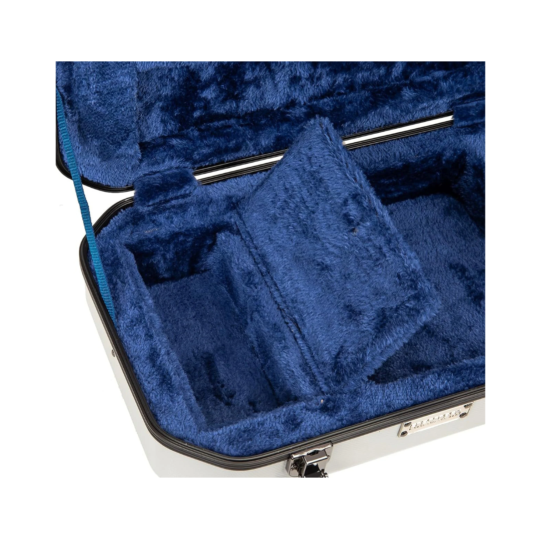 Estuche para Violín Crossrock ABS Plata