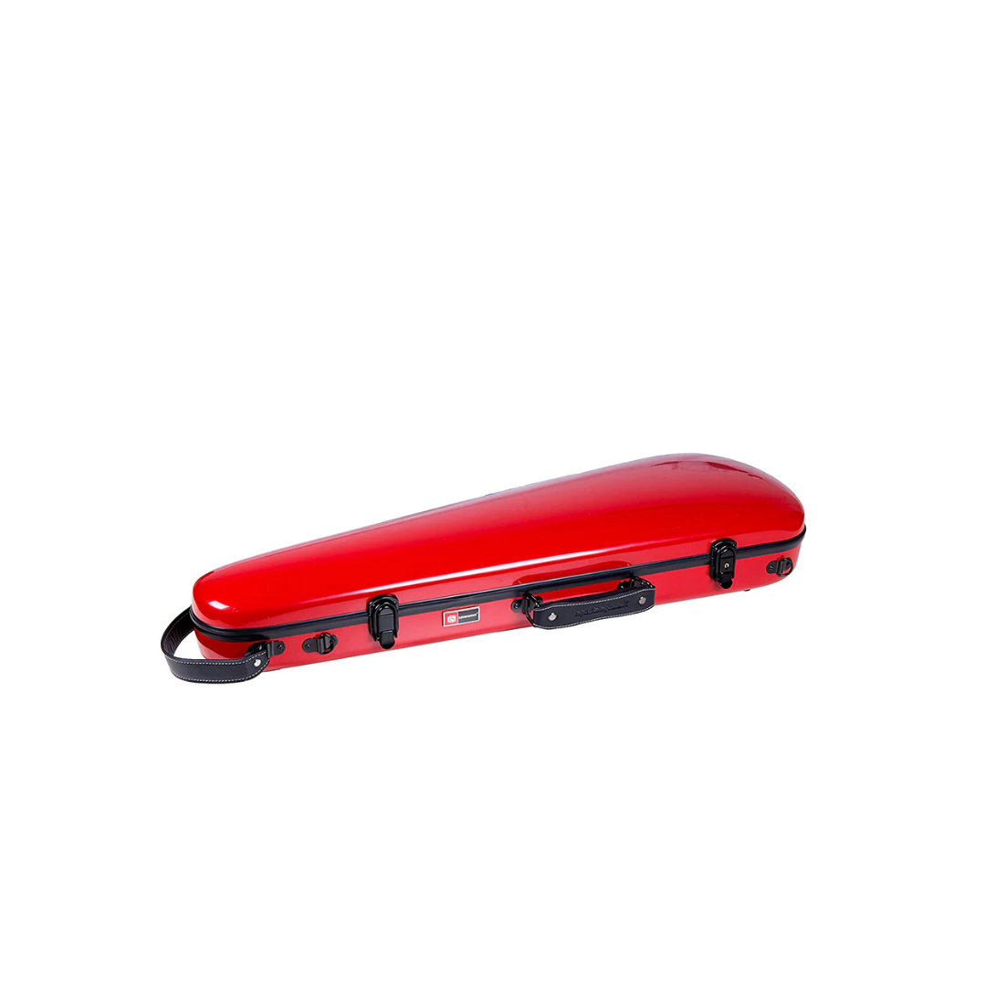 Estuche Para Violín Crossrock Fibra de Vidrio Rojo