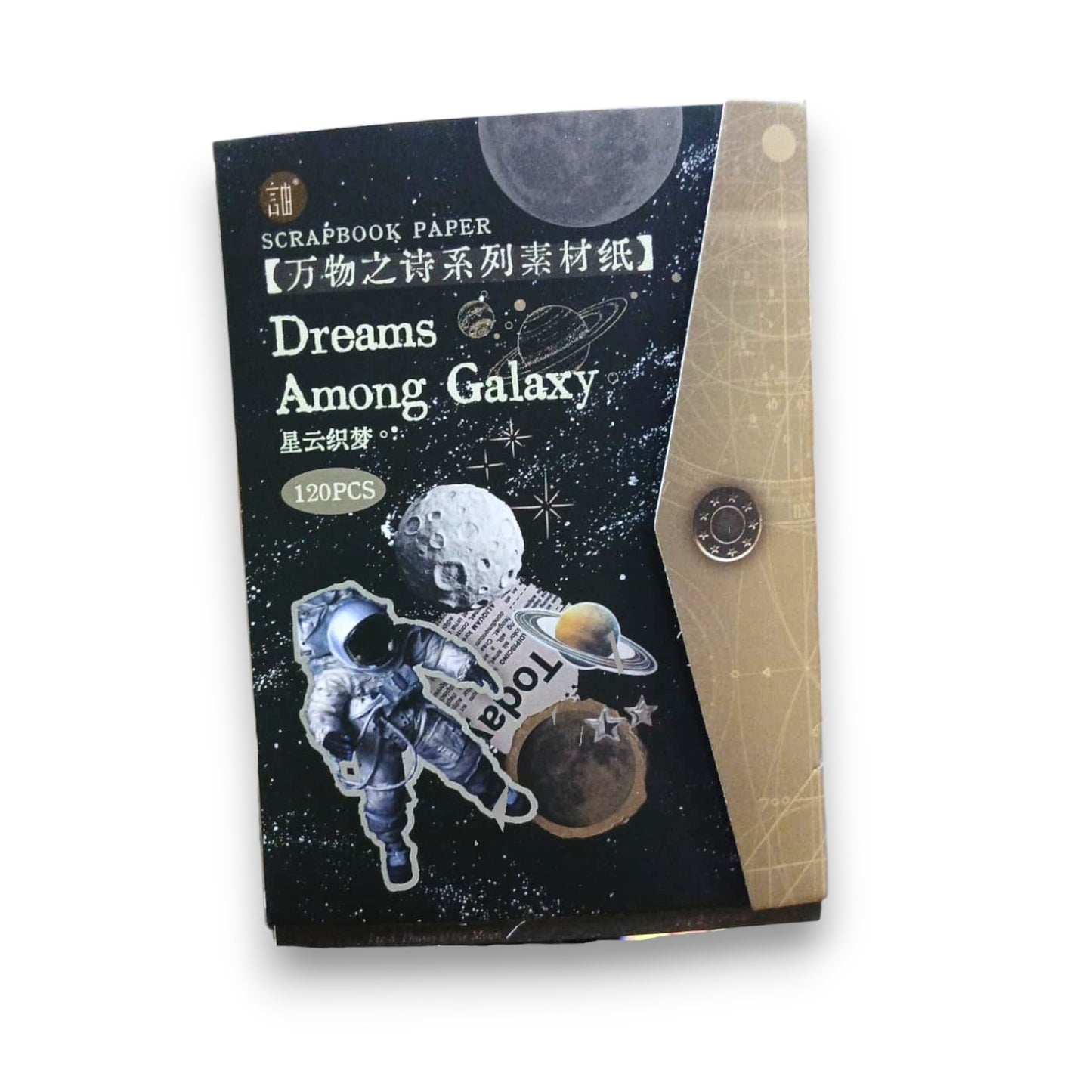 Libreta de Recortes Scrapbooks "Dreams Among Galaxy" 120 pc