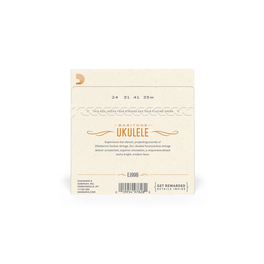 Cuerdas Para Ukulele Barítono Daddario Nylon Fluorocarbono EJ99B