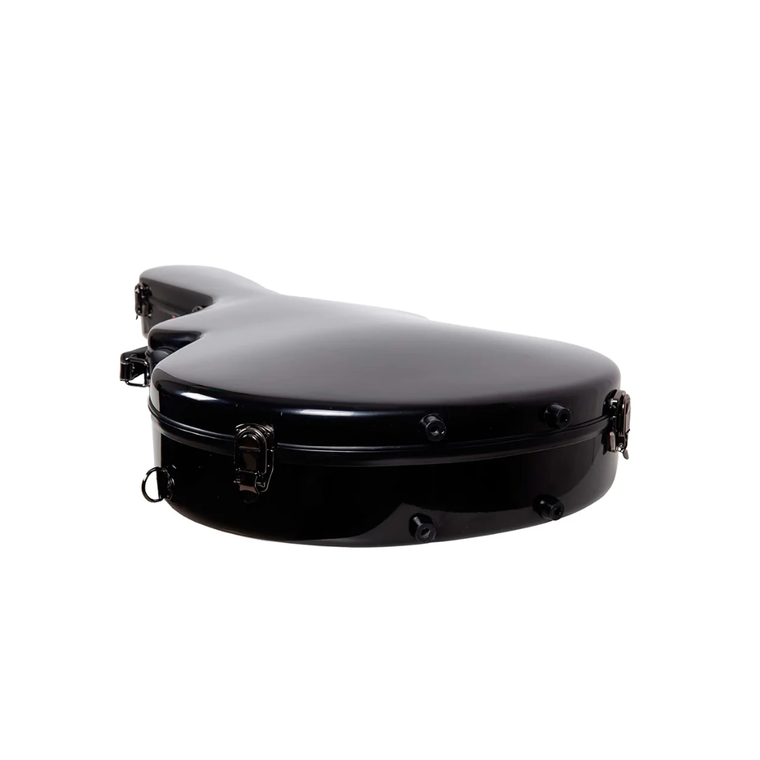 Estuche Para Guitarra Eléctrica ES-335 Crossrock Fibra de Vidrio Negro