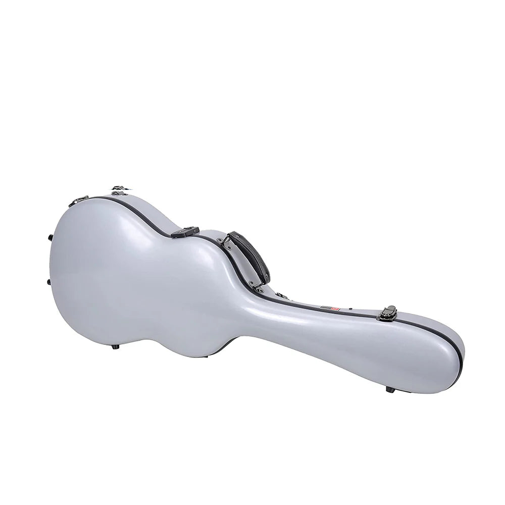 Estuche Para Guitarra Clásica Crossrock Fibra de Vidrio 2.0 Plata