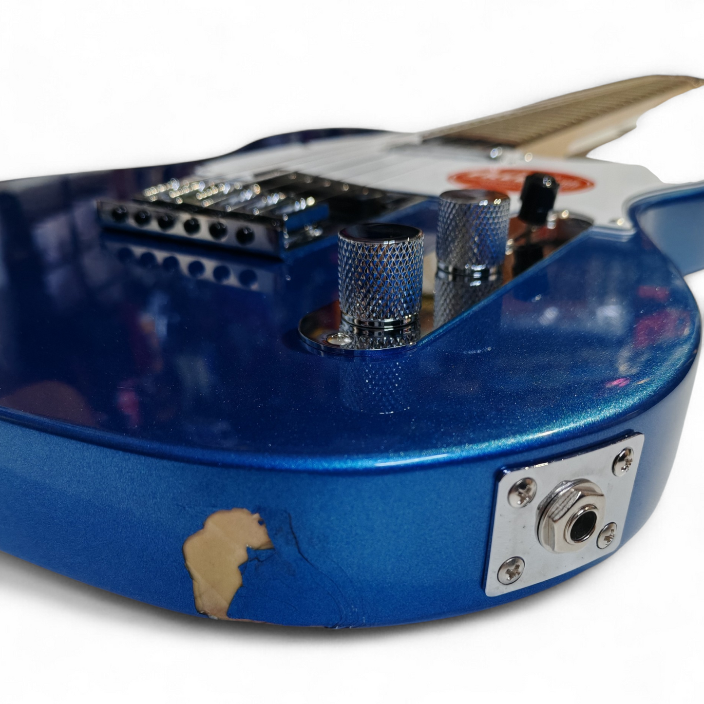 Guitarra Eléctrica Squier Affinity Series Telecaster Azul (Detalle Estético)