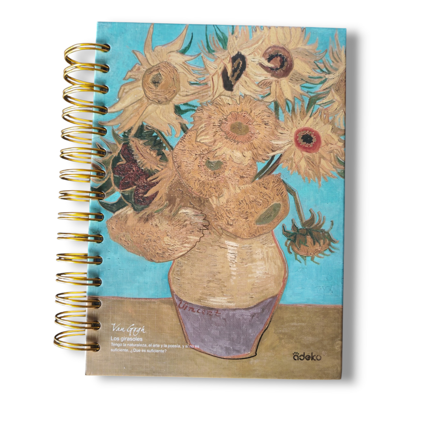 Libreta de Anotaciones Espiral Los Girasoles