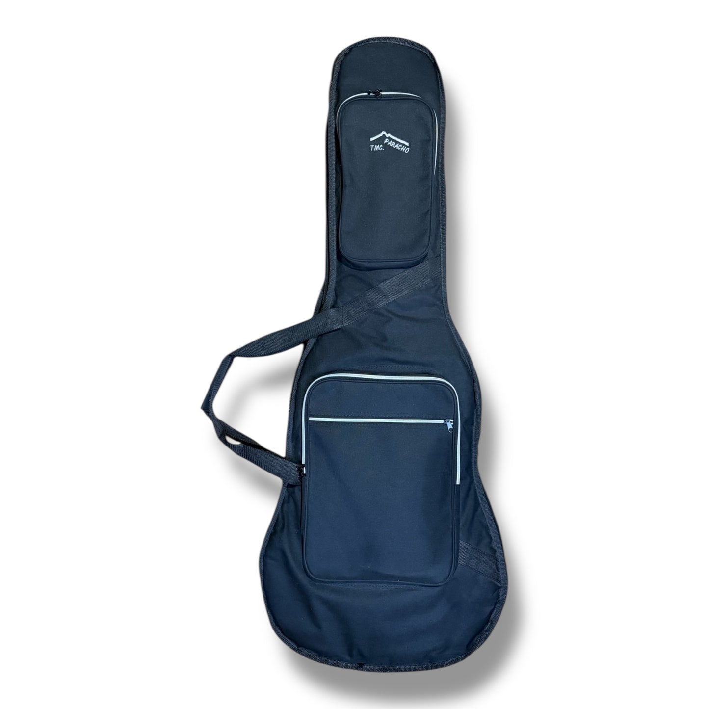 Funda TMC Paracho Negra Para Guitarra Eléctrica Tipo Mochila