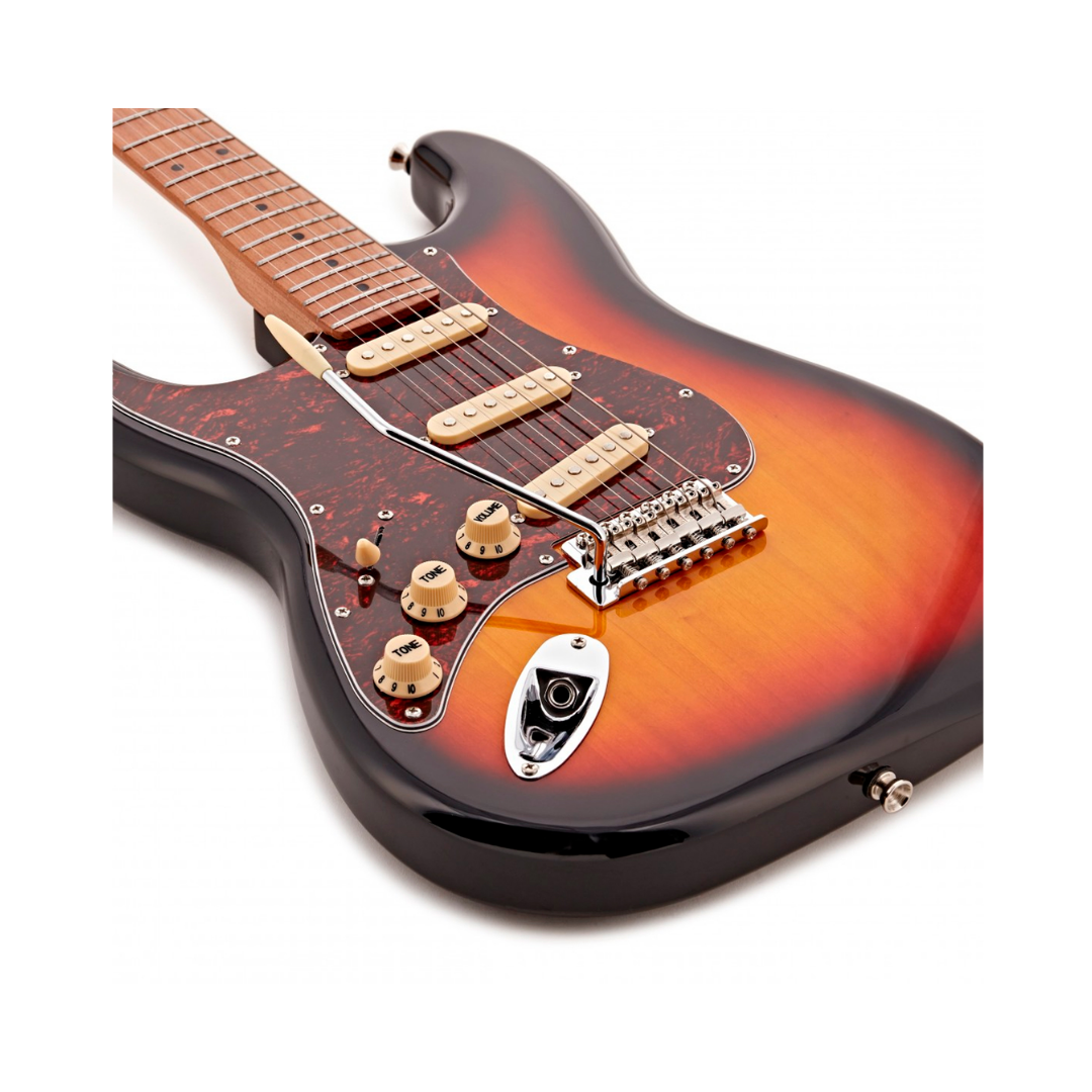 Jet Guitarra Eléctrica Zurda JS300LH Sunburst