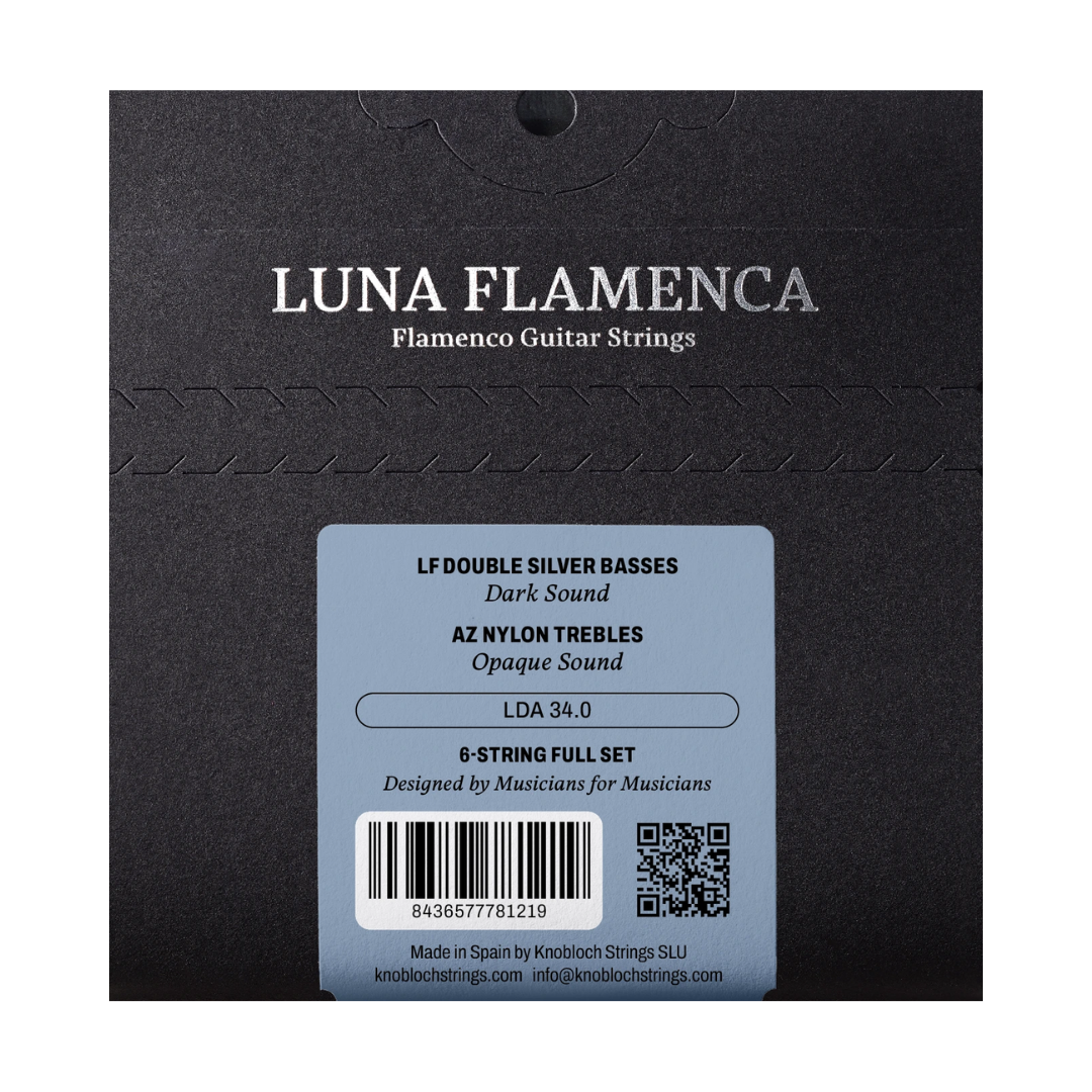 Knobloch Flamenco Guitar Strings AZ Nylon LDA 34.0 Tensión Media-Alta