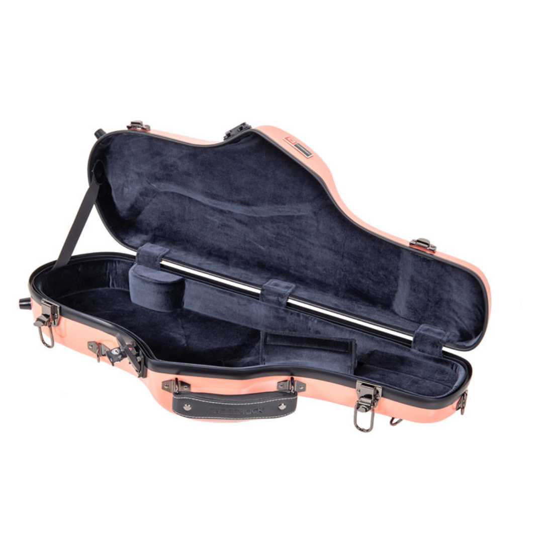 Estuche Crossrock CRF1020AS Delgado y Compacto De Fibra de Vidrio Para Saxofon Alto