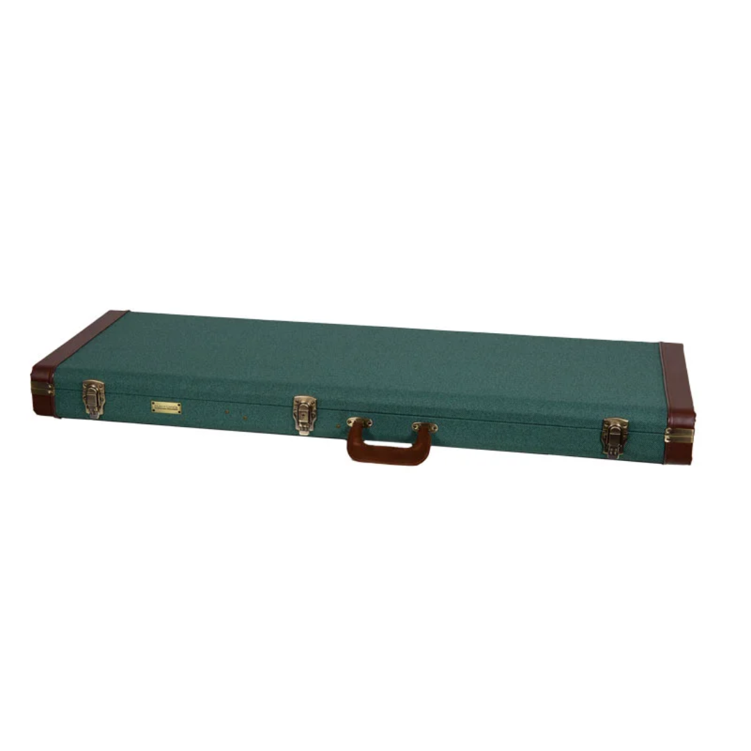 Crossrock Estuche para Bajo Eléctrico Master Series Azul Malaquita CRW720B