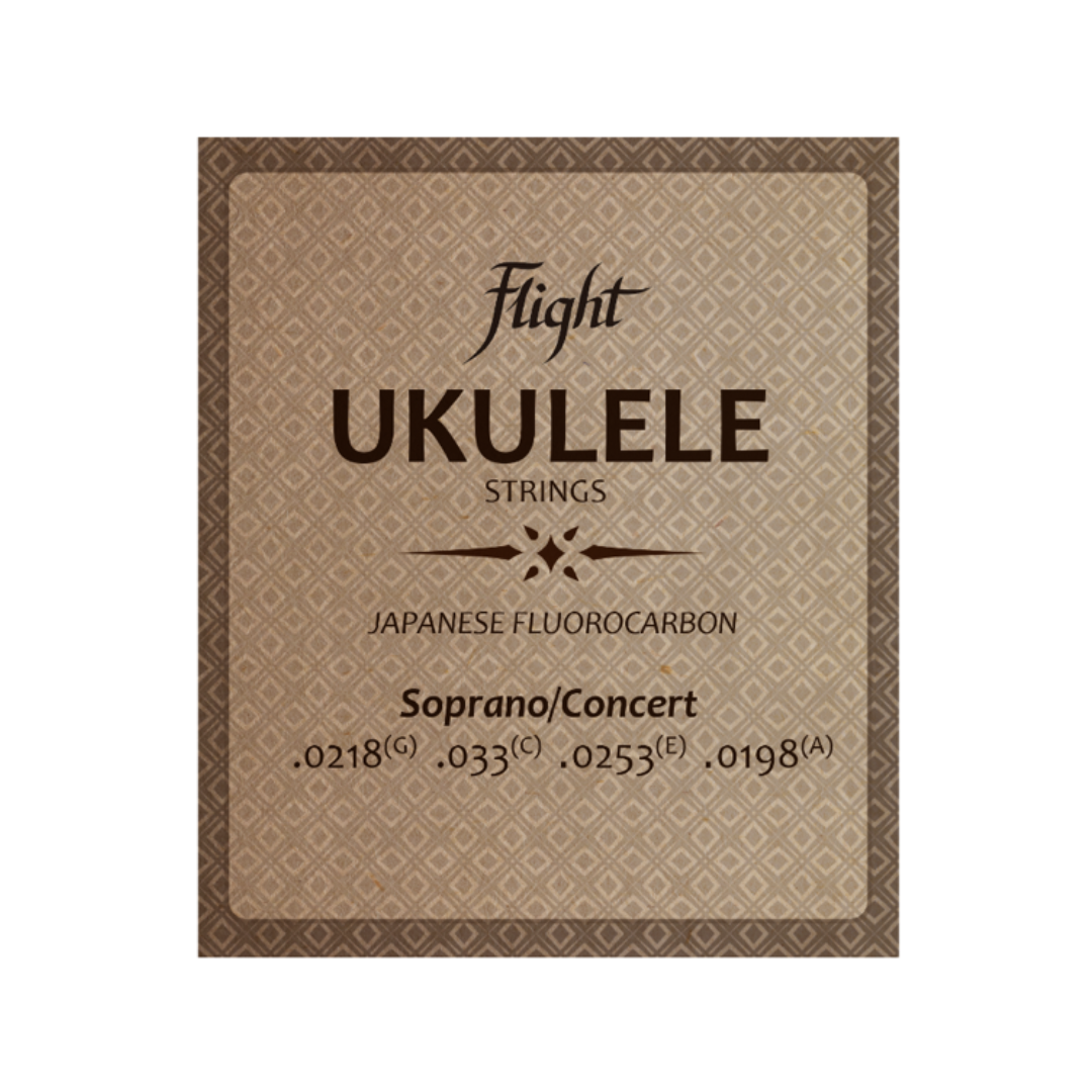 Cuerdas de Ukelele Soprano/Concierto Fluorocarbono Flight FUSSC100