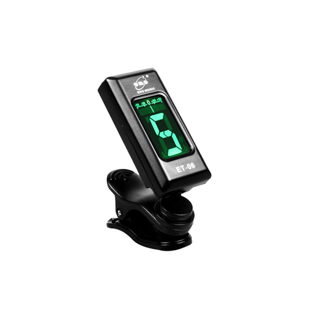 Afinador de Clip Cromático Led Verde/Rojo