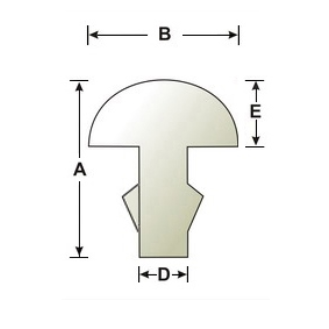 SINTOMS SS277140Fw.p. Set de 6 varillas de trastes rectos con largo de 26 cm tipo convencional 2.8 mm de ancho acero inoxidable