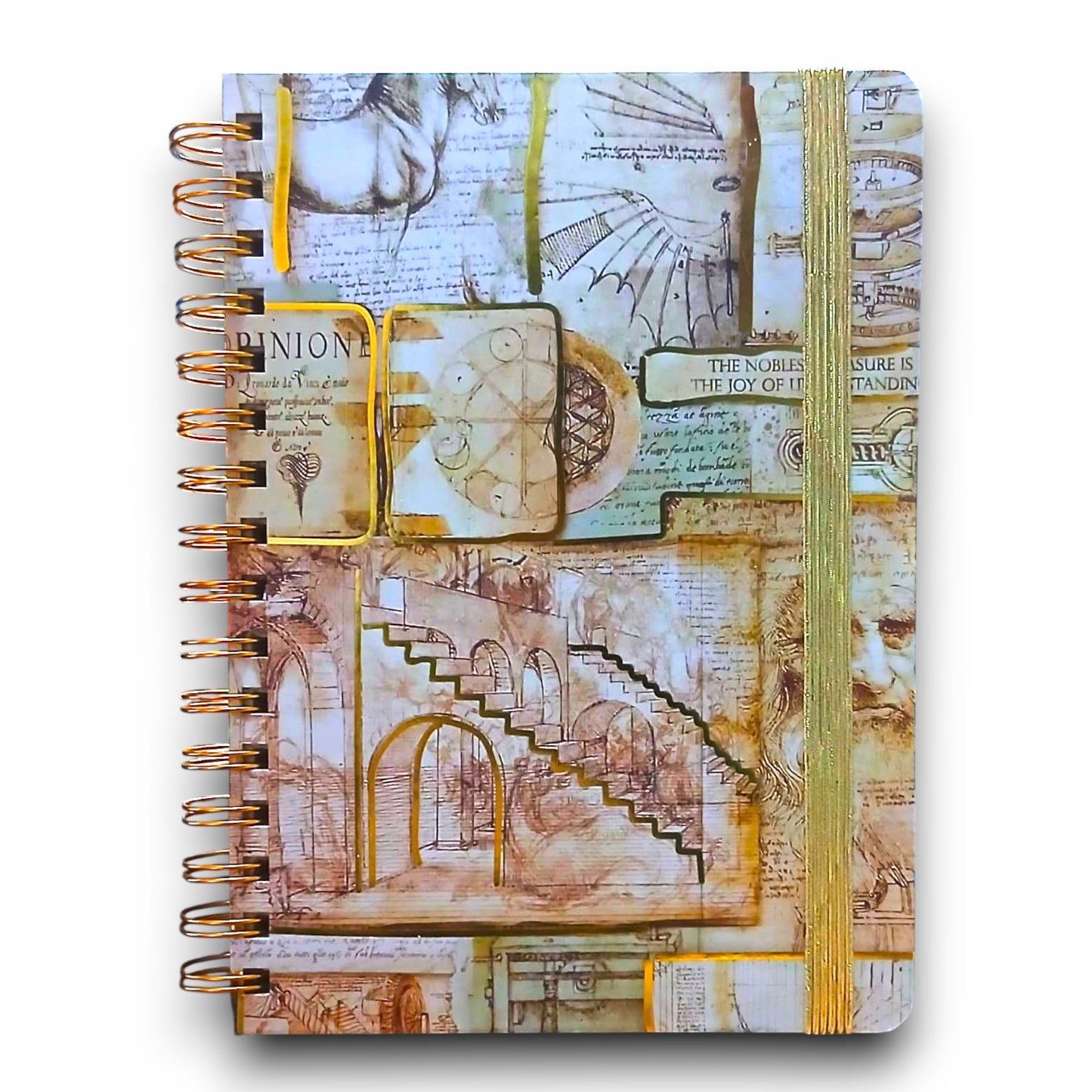 Libreta De Espiral "Leonardo Da Vinci Notas"