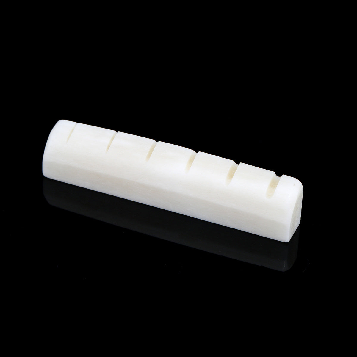 Cejilla Superior Ranurada para Guitarra Acústica Hueso de Res 43 x 6 x 9,3/8,5 mm