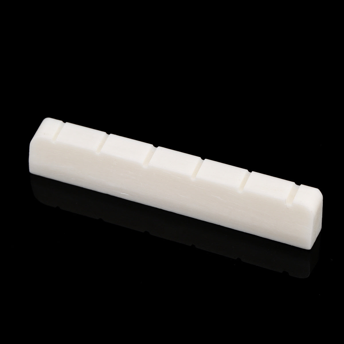 Cejilla Superior Ranurada para Guitarra Clásica Hueso de Res 52 x 6 x 9/8,5 mm