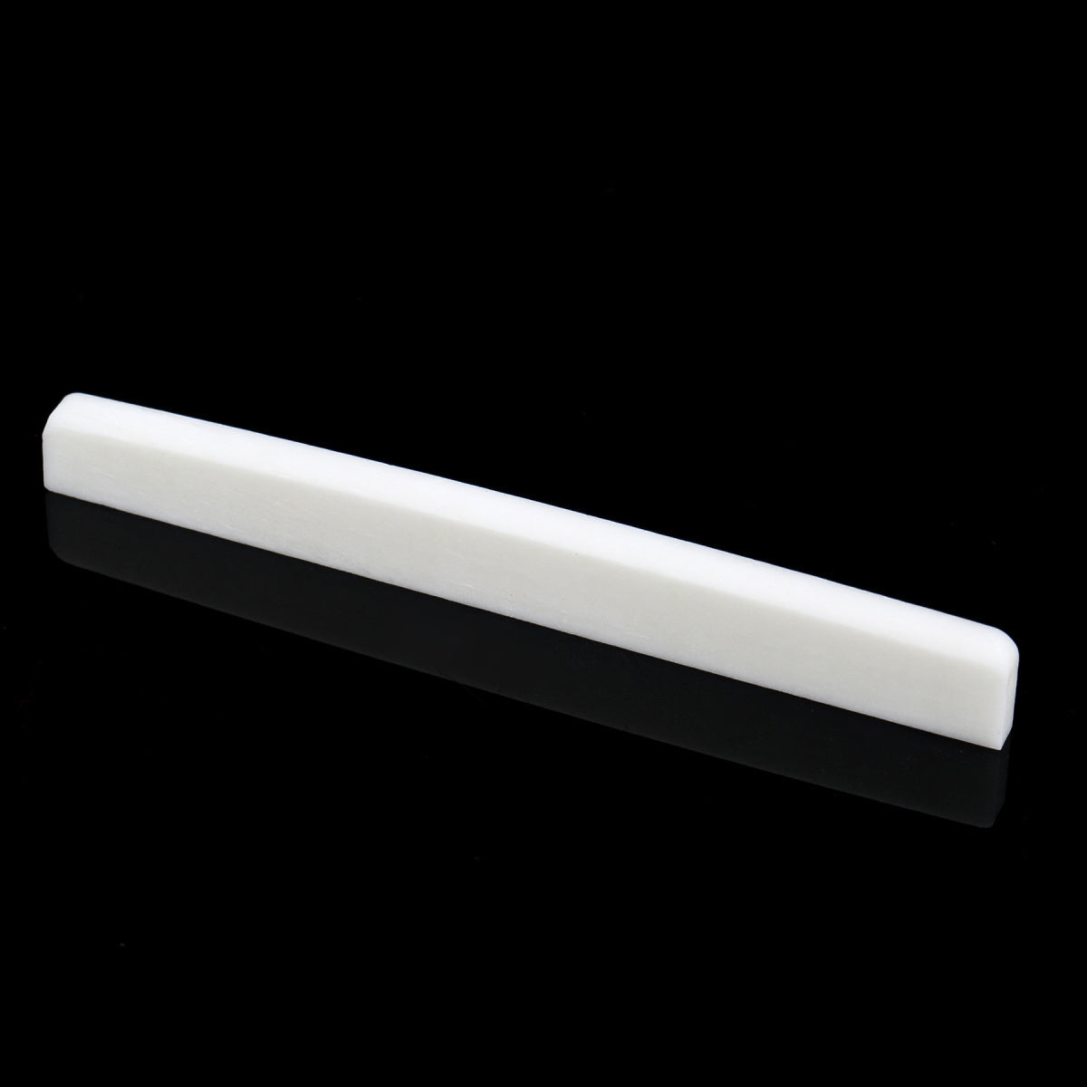 Cejilla Inferior de Puente para Guitarra Clásica Hueso de Res Plano / Redondo 80 x 3 x 9/8 mm