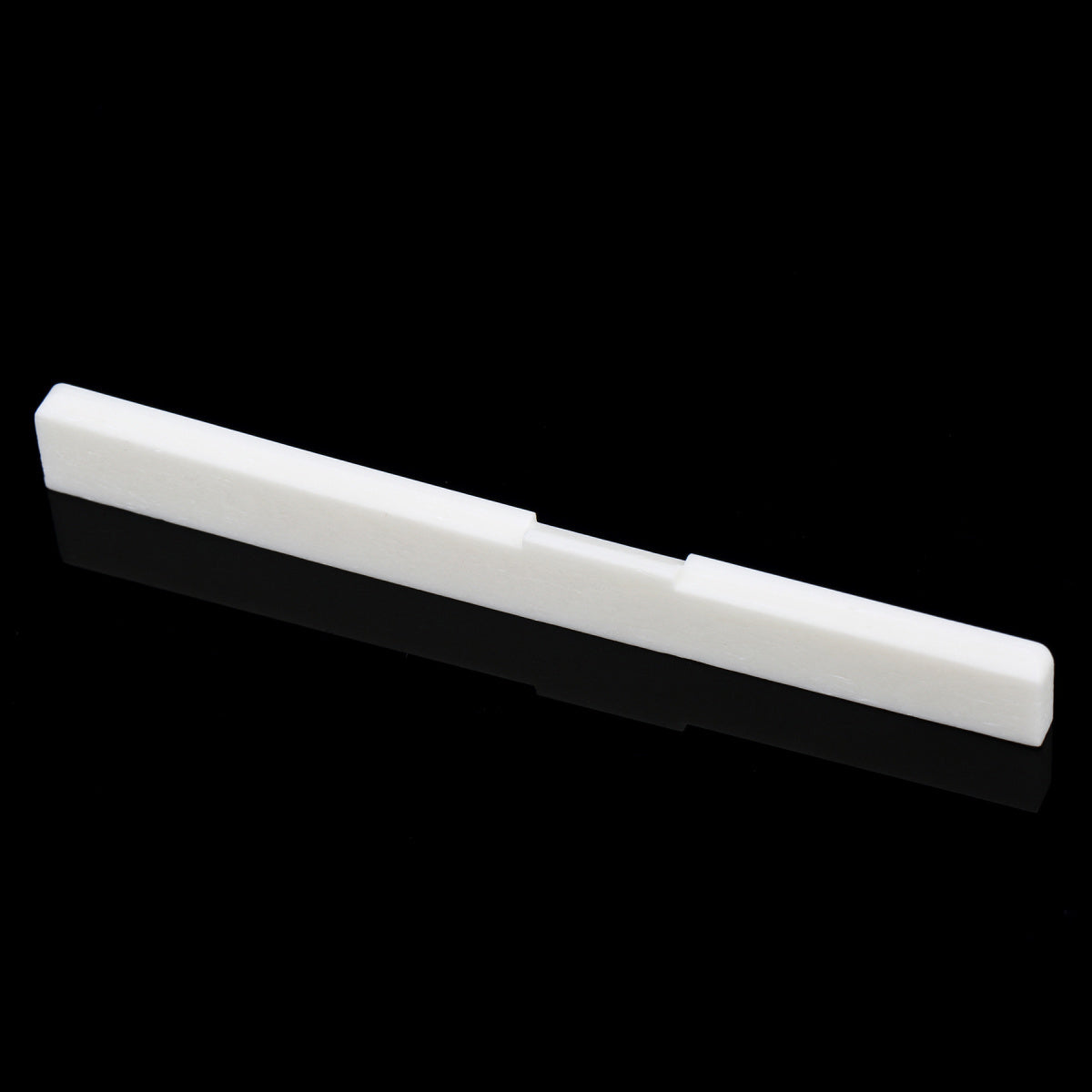 Cejilla Inferior de Puente para Guitarra Clásica con Compensación Hueso de Res 80 x 3 x 9/8 mm