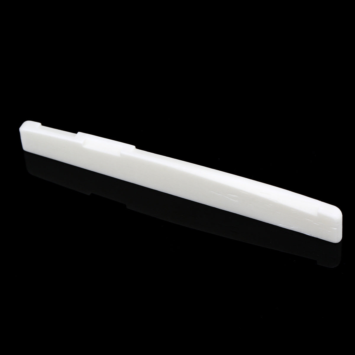 Cejilla Inferior de Puente para Guitarra Acústica con Compensación Hueso de Res 72 x 3 x 9 mm