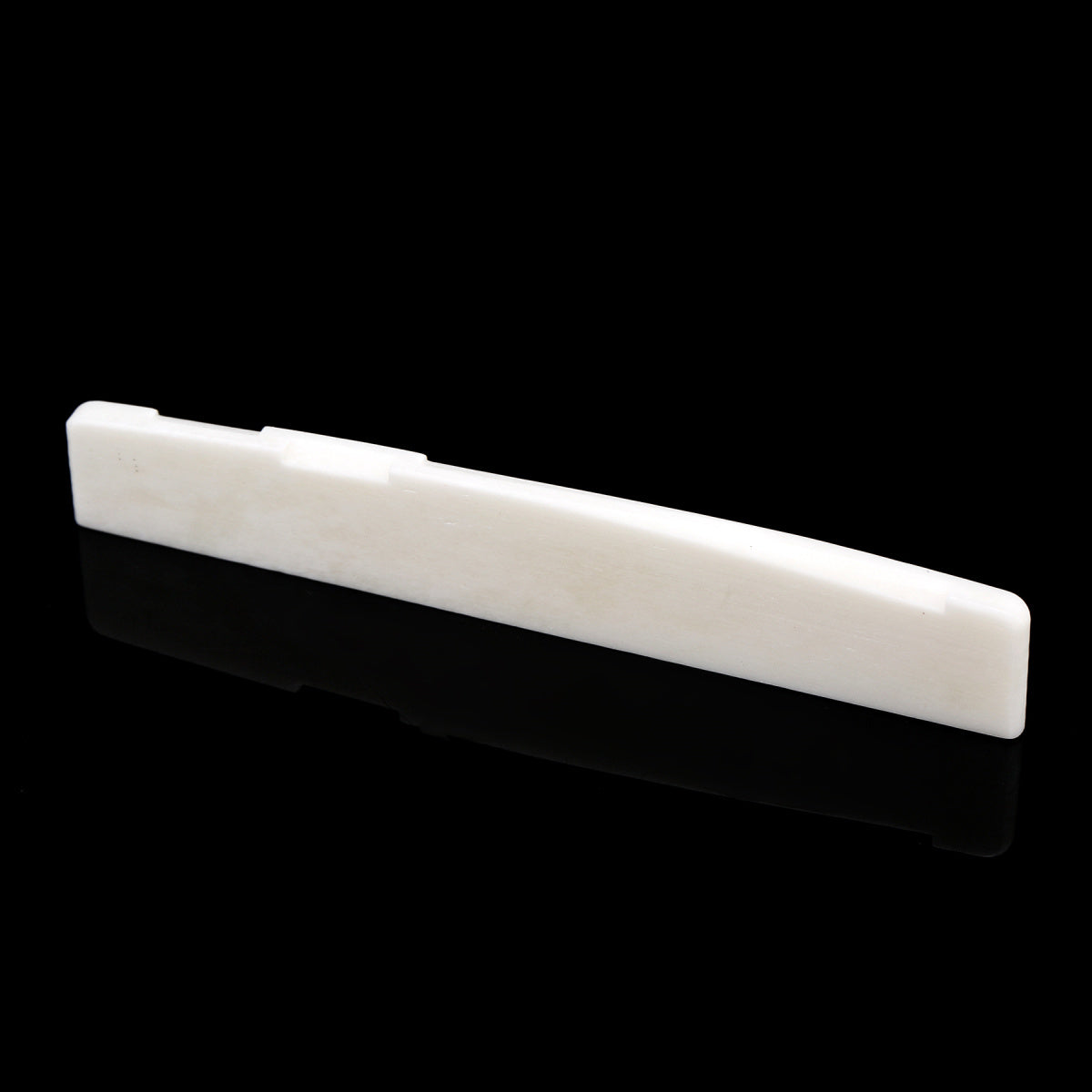 Cejilla Inferior de Puente para Guitarra Acústica con Compensación Hueso de Res 76 x 3 x 13 mm