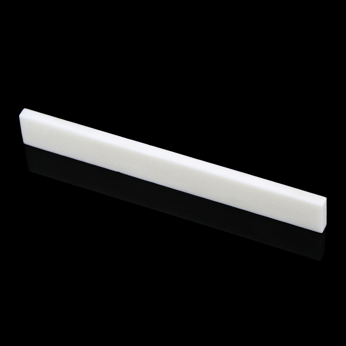 Cejilla Inferior de Puente para Guitarra Clásica y/o Acústica Medida Universal Hueso de Res 80 x 3 x 10 mm