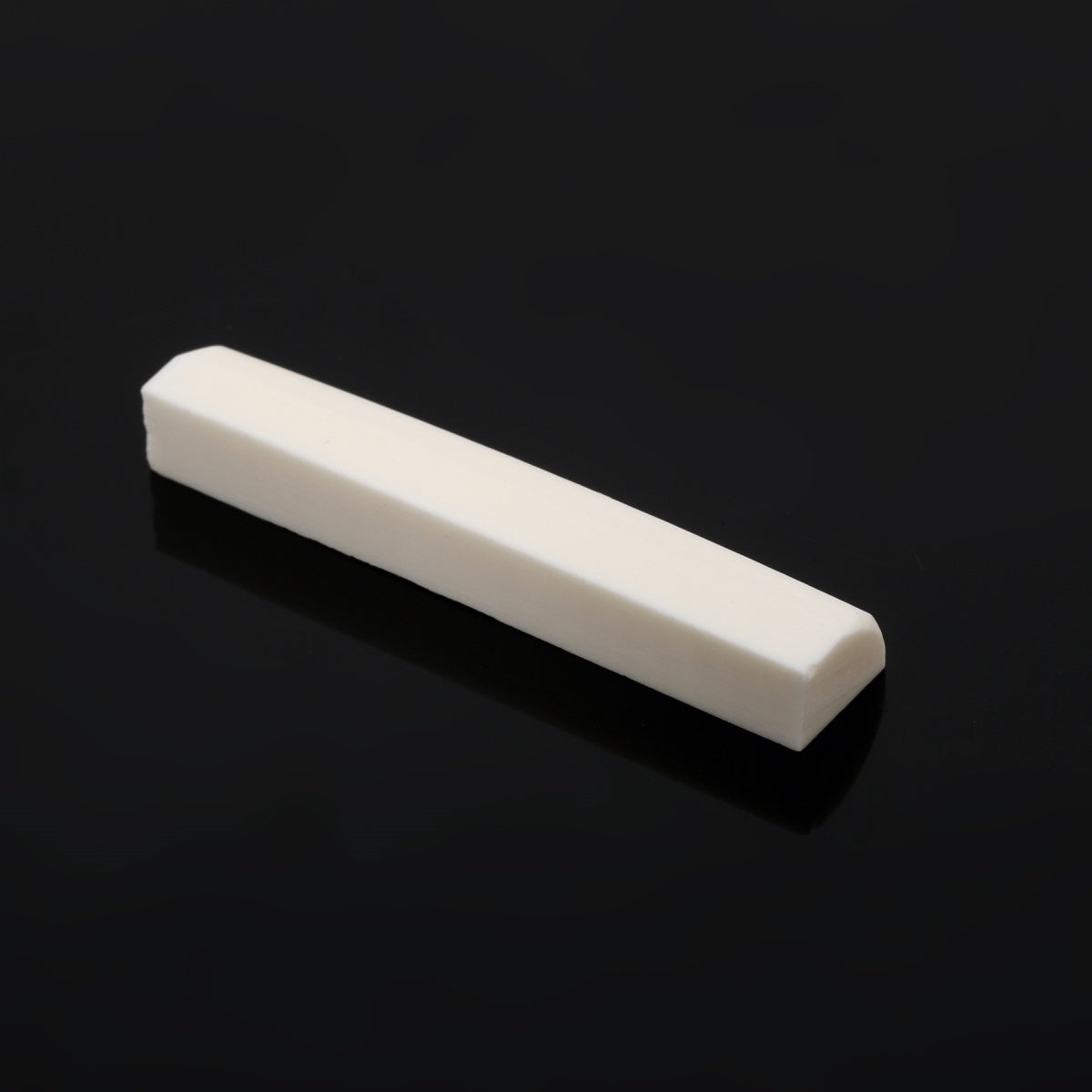 Cejilla Superior Sin Ranurar para Guitarra Clásica y/o Acústica Hueso de Res Adaptable 43 x 6 x 9 mm