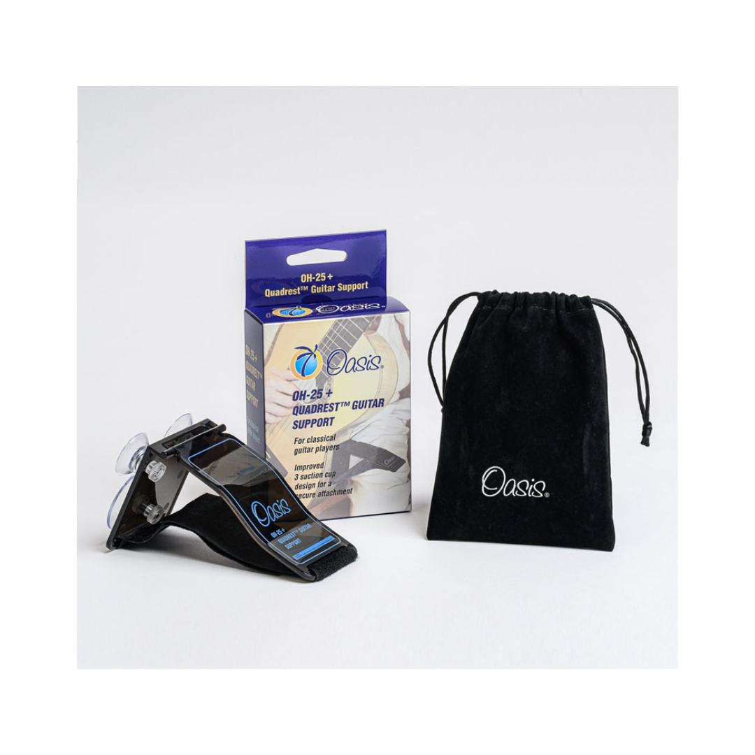 Soporte Para Guitarra Oasis Quadrest OH-25+ con Bolsa de Transporte