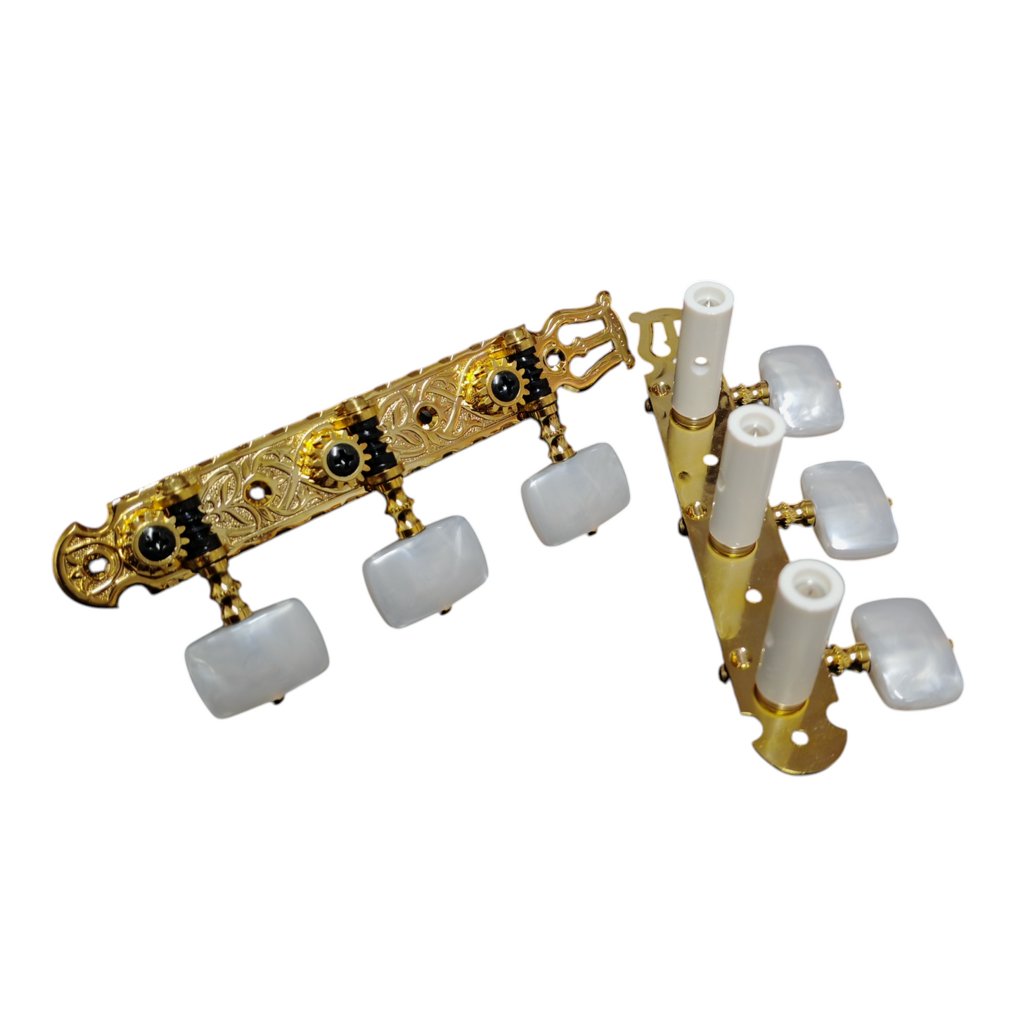 Gotoh 35G1600EW Maquinaria Dorada Con Lira Para Guitarra Clásica Gold 1:14