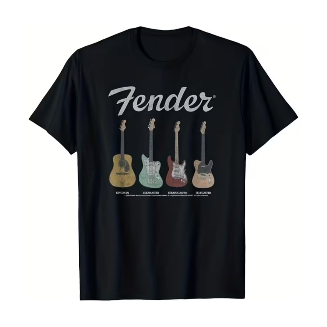 Playera Guitarras Fender