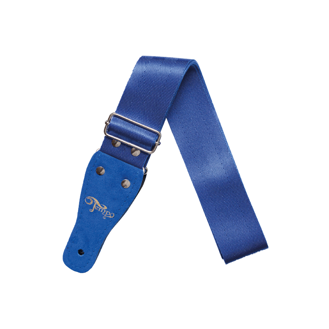 Tahalí Correa Para Guitarra STN-250AR Tempo Color Azul Rey