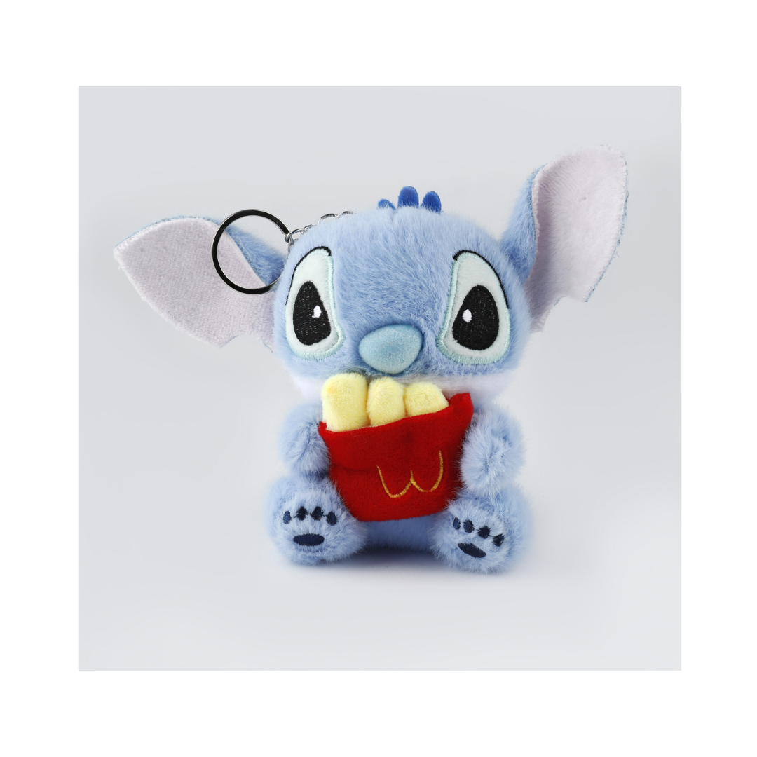 Stitch Papas Fritas Mini Peluche Llavero