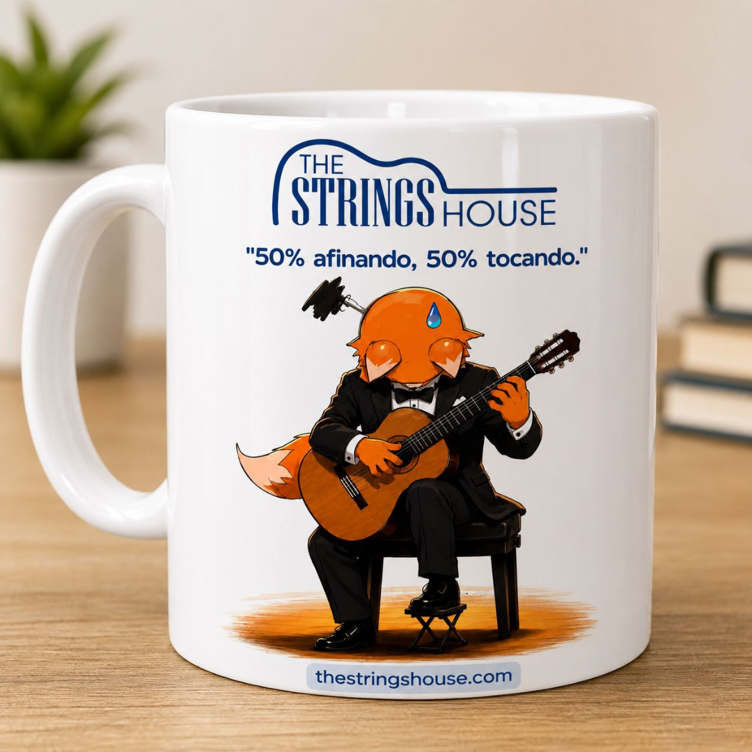 Taza "50% afinando, 50% tocando"
