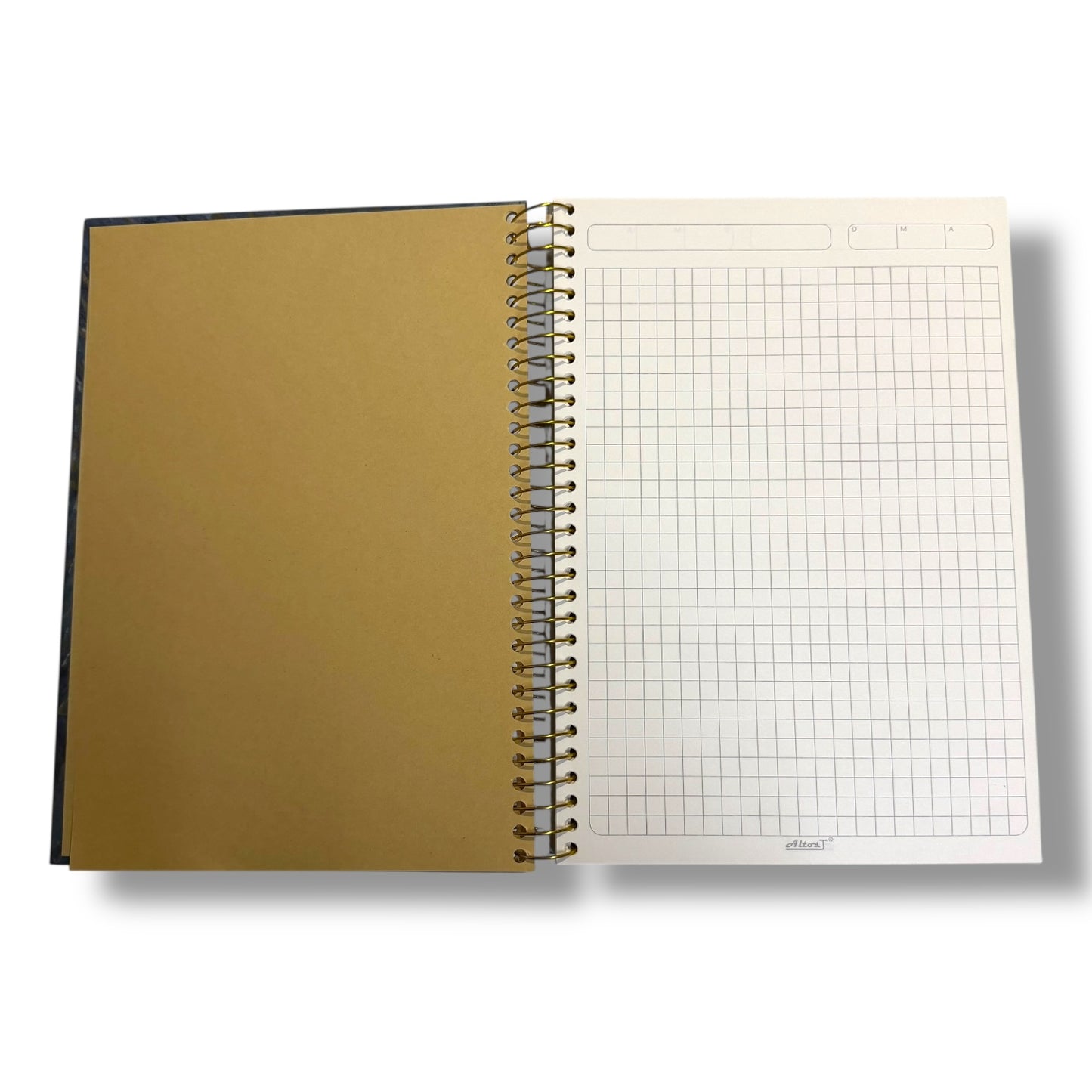 Libreta Cuaderno Diseño Van Gogh Espiral Cuadro Grande 150 Hojas