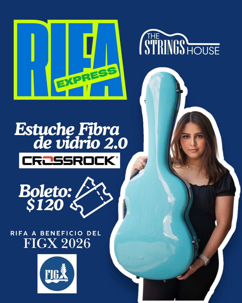 Boleto de Rifa de Estuche Crossrock 2.0 en Beneficio a FIGX