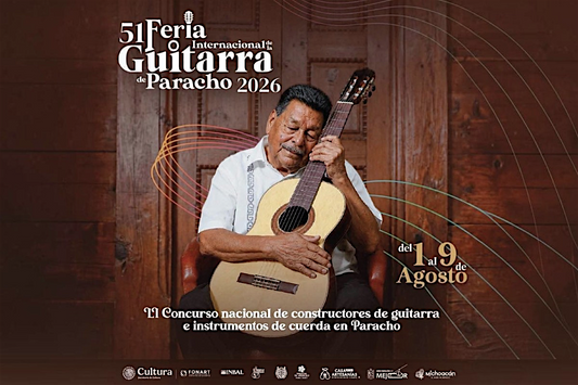 El Festival Internacional de Guitarra de Paracho 2026 reunirá a grandes figuras de la guitarra clásica