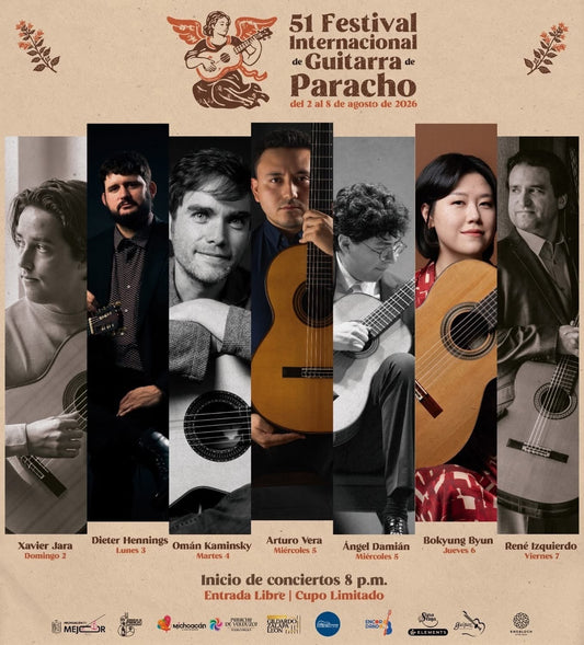 51 Festival Internacional de Guitarra de Paracho 2026: una semana para celebrar la guitarra