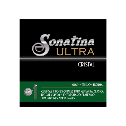 Sonatina Ultra Cristal Tensión Normal + 3 Bajos Extras