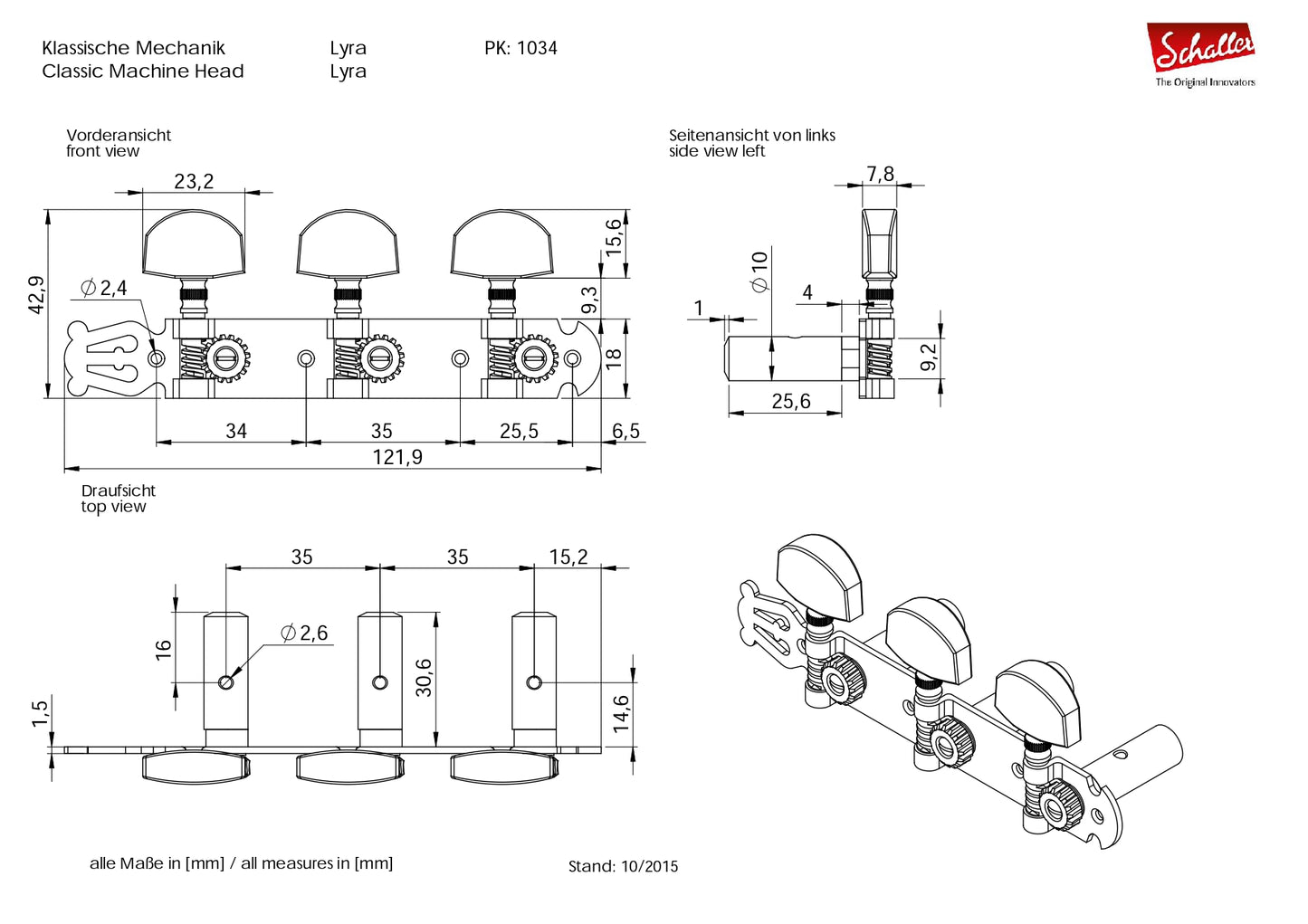 Maquinaria Schaller Lyra 1034