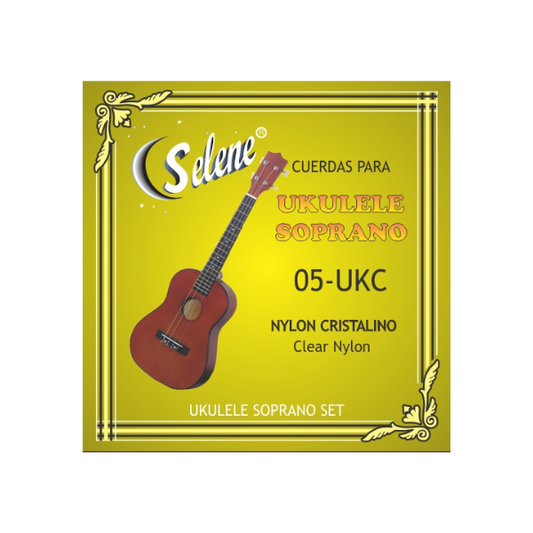 Selene 05-UKC Cuerdas Ukulele Soprano Nylon Cristalino