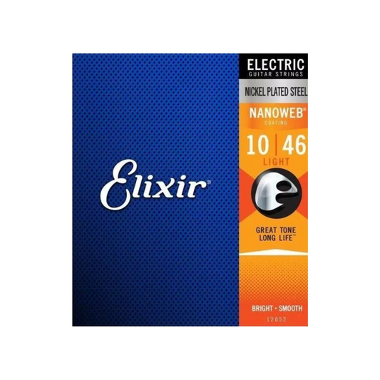 Elixir Electric Nickel Plated Steel with Nanoweb Coating Light 10/46