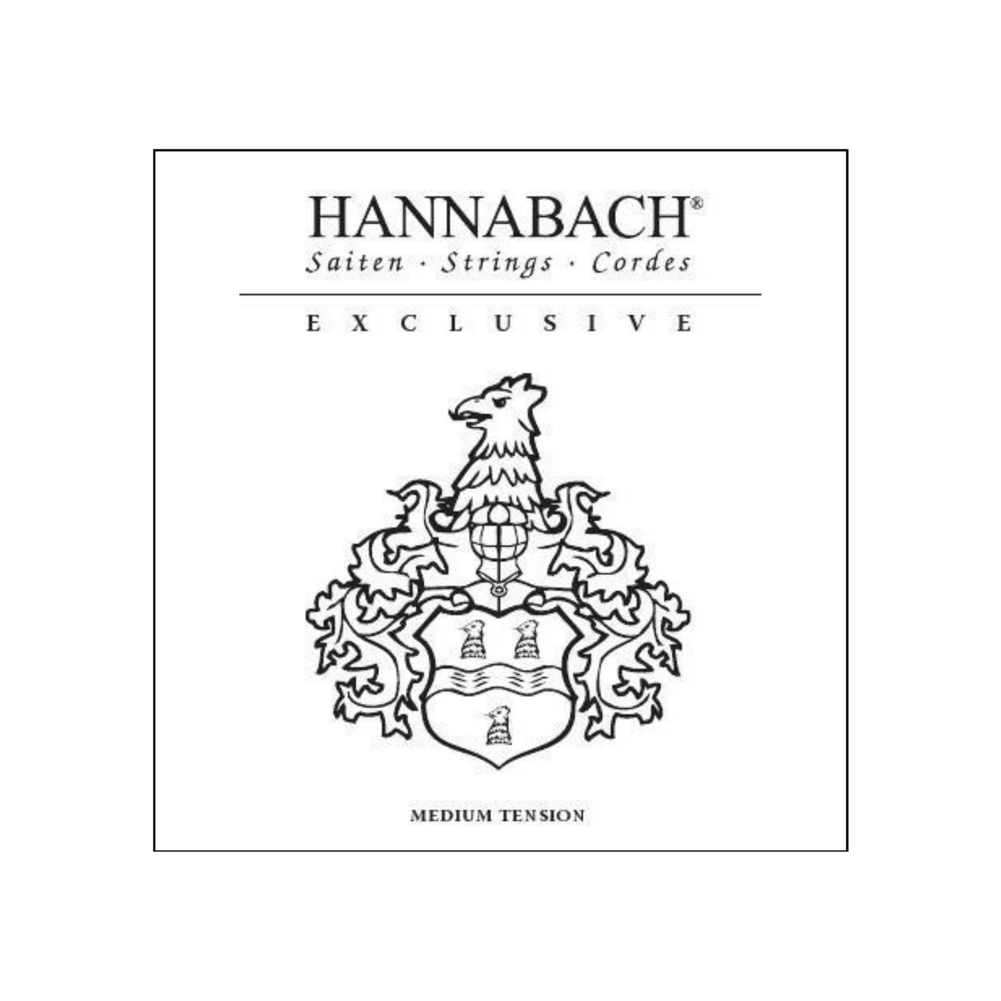 Hannabach Exclusive Bajos Plata Mt