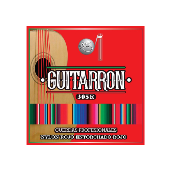 Sonatina 305R Para Guitarrón Nylon Negro