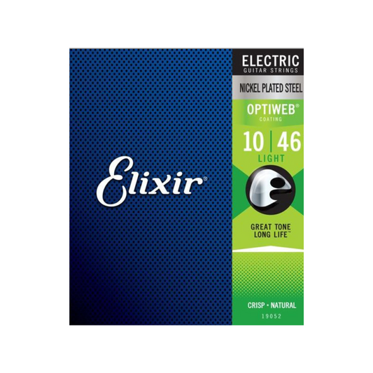 Elixir Electric Nickel Plated Steel with Optiweb Coating Light 10/46