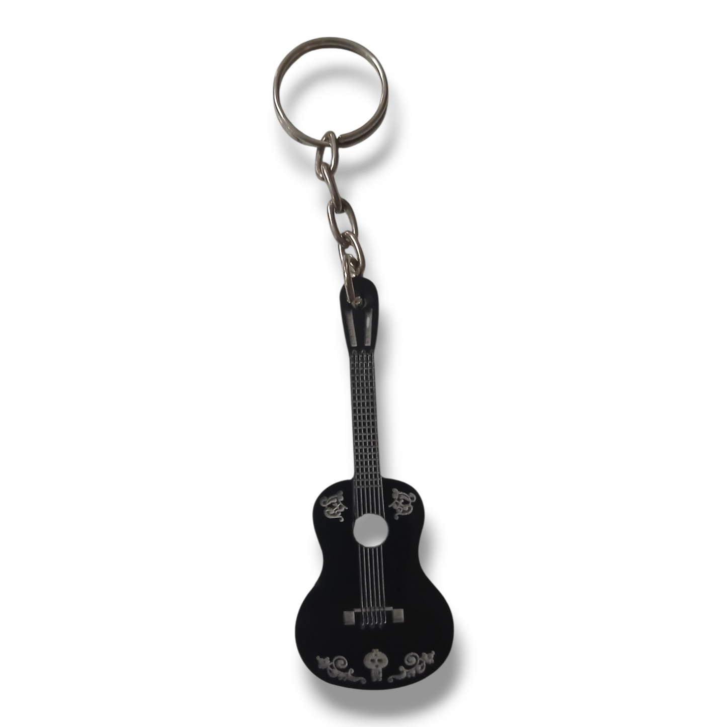 Llavero Pin Acrílico Guitara de Coco