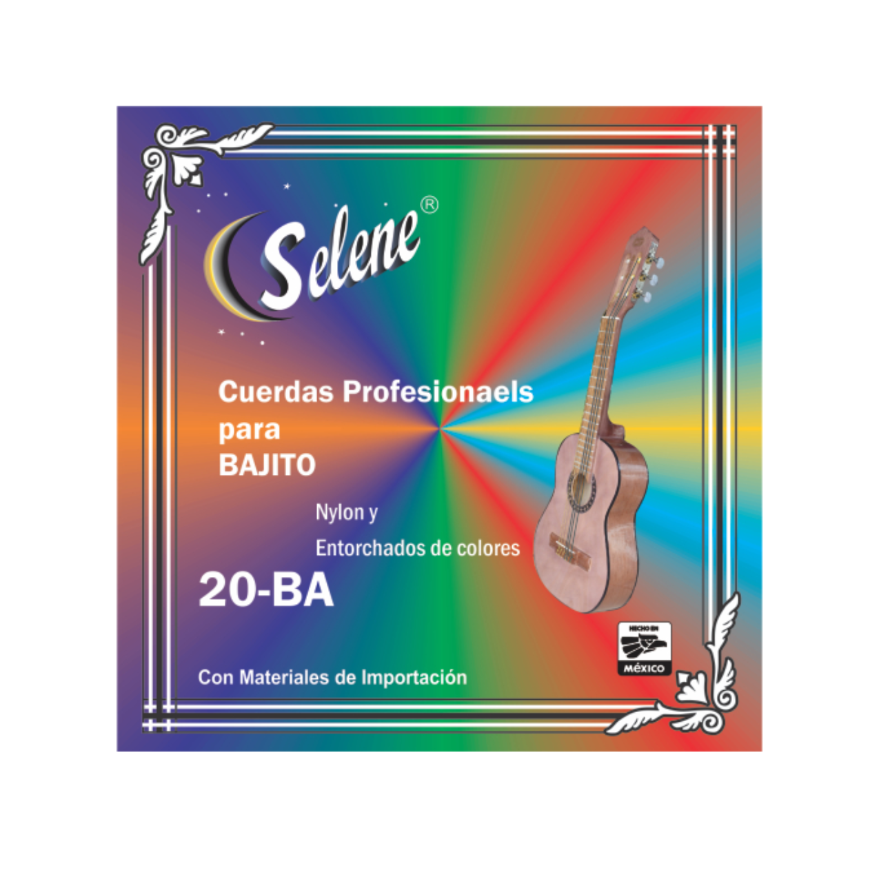 Selene 20-BA Cuerdas Profesionales para Bajito o Guitarra Infantil 1/2