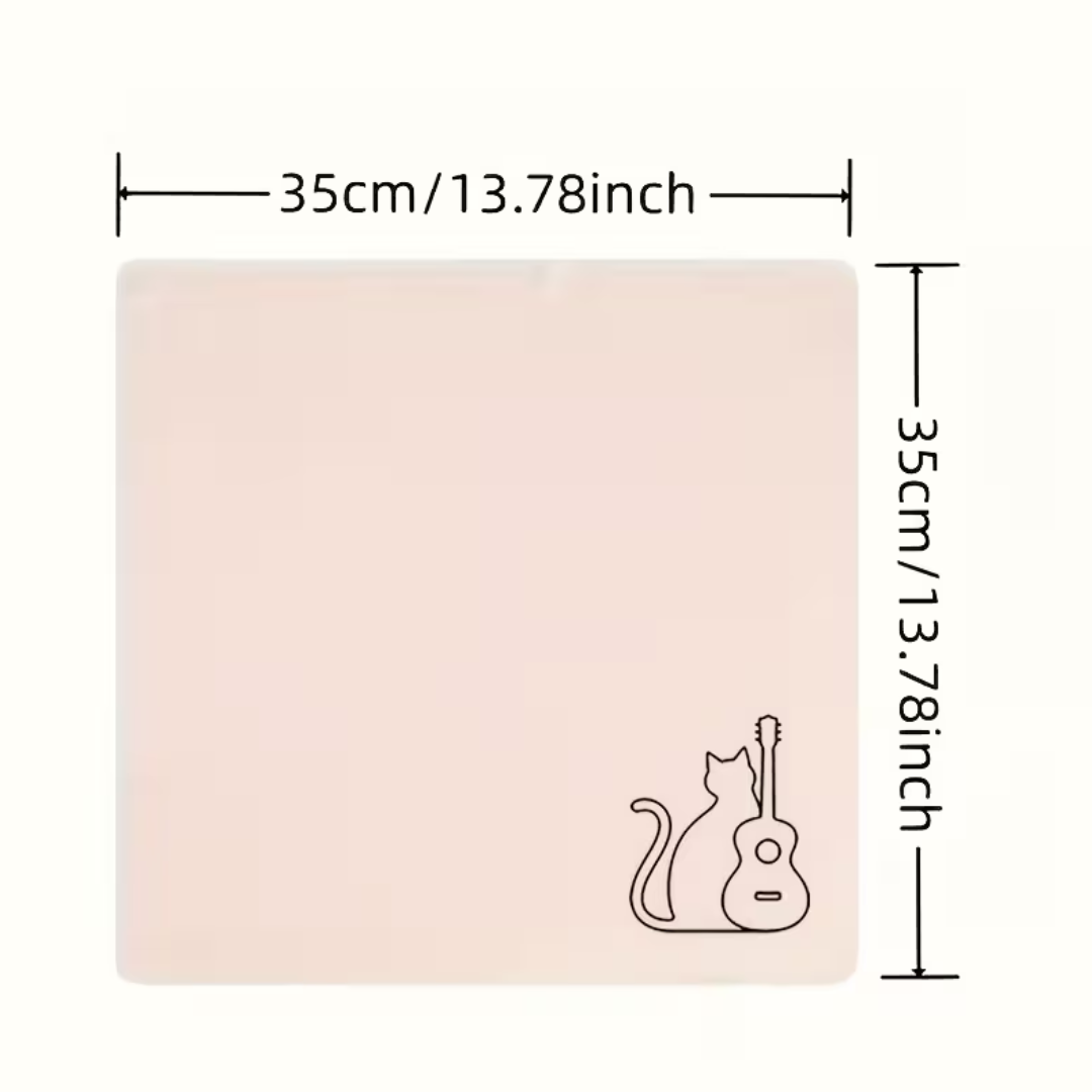 Paño Para Limpieza de Guitarra Diseño Gato