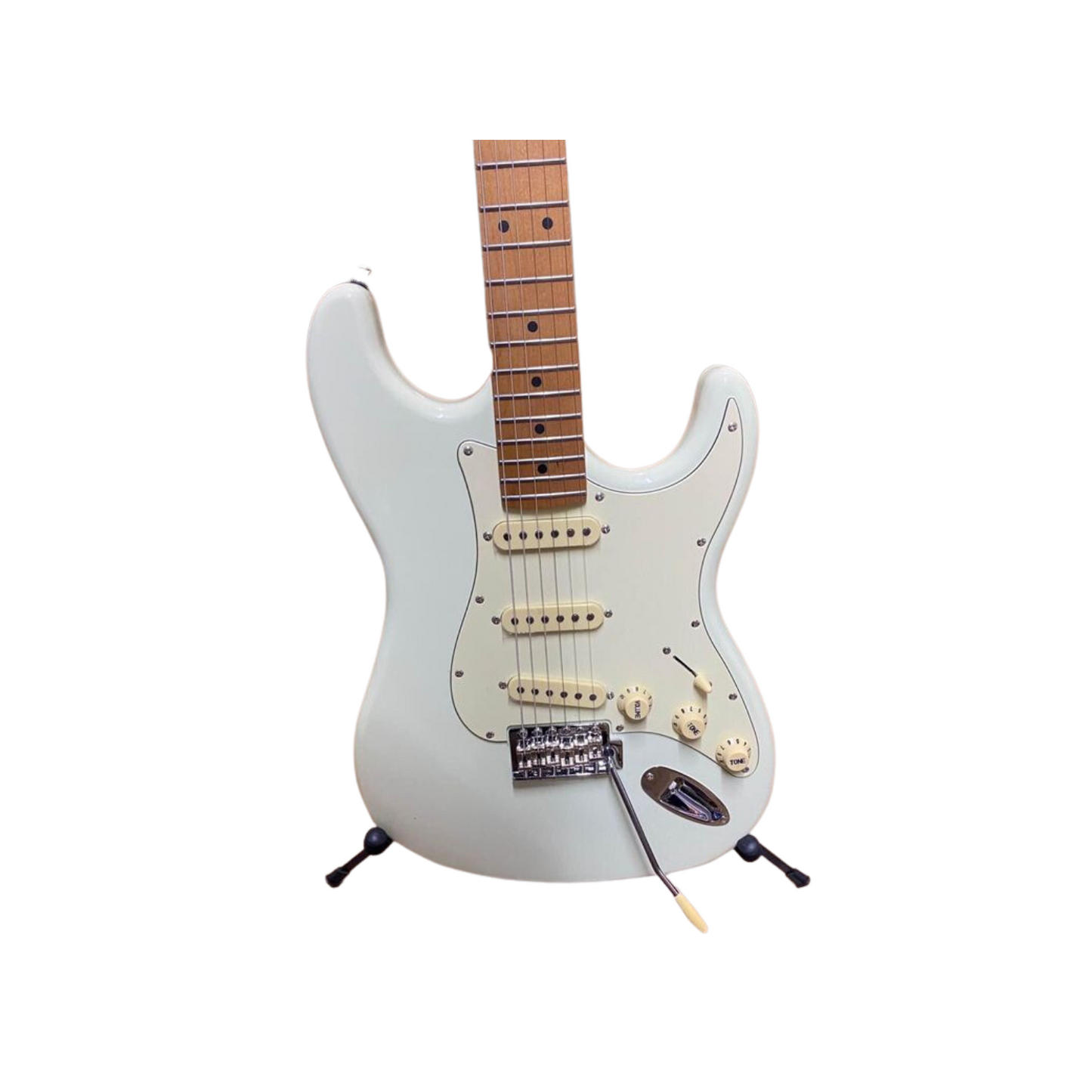 Guitarra Eléctrica Jet Guitars JS300 Olimpic White Tipo Stratocaster