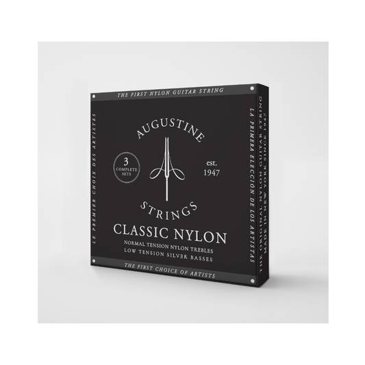 3 Pack Augustine Classic Black Tensión Baja